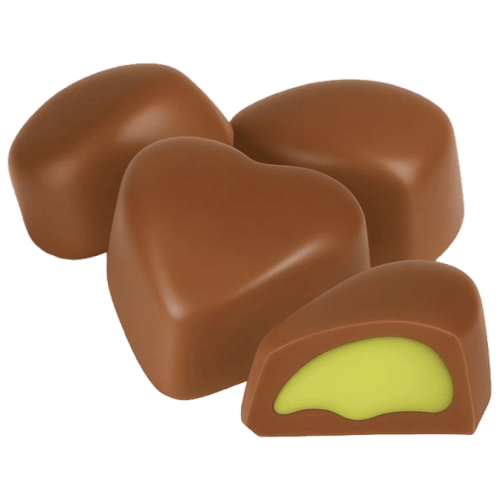 Milat Fıstık Dolgulu Kalp Çikolata 150 Gr - MİLAT