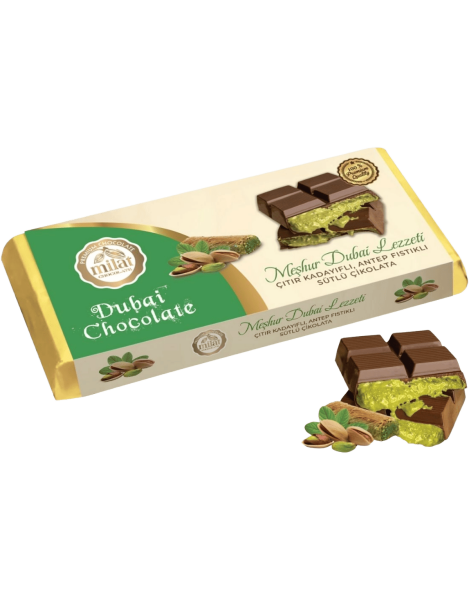 Milat Fıstıklı Dubai Çikolatası 185 Gr - 1
