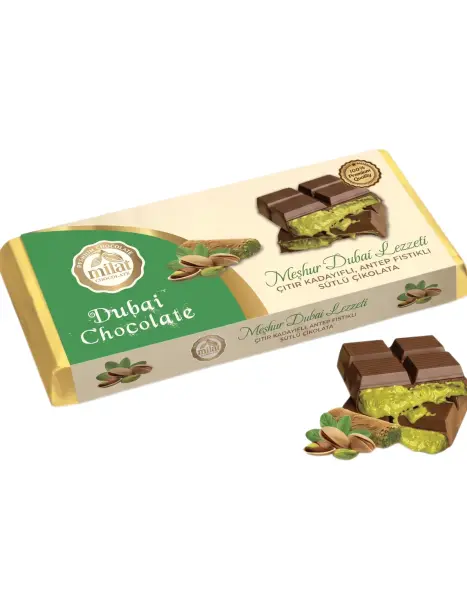 Milat Fıstıklı Dubai Çikolatası 185 Gr - 1