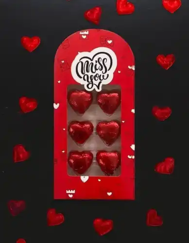 Milat Mıss You Kalp Çikolata 6lı 60 Gr - 2