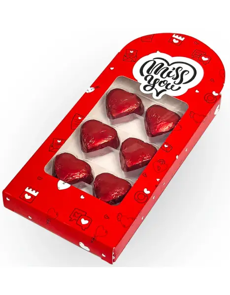 Milat Mıss You Kalp Çikolata 6lı 60 Gr - 1
