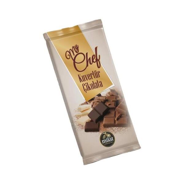 Milat My Chef Kuvertür Çikolata Bitter 200 Gr - 2