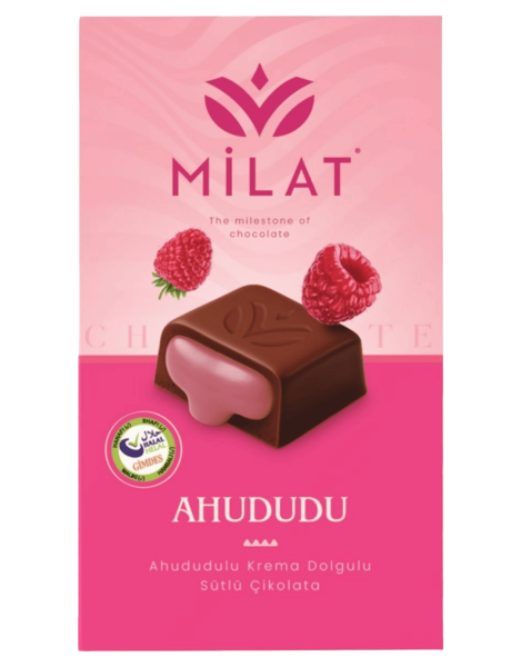 Milat Premıum Ahududu Dolgulu Sütlü Çikolata 60 Gr - 1