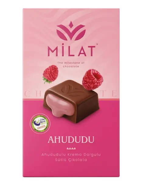 Milat Premıum Ahududu Dolgulu Sütlü Çikolata 60 Gr - 1