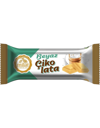 Milat Premium Beyaz Dolgulu Çikolata 25 Gr - MİLAT