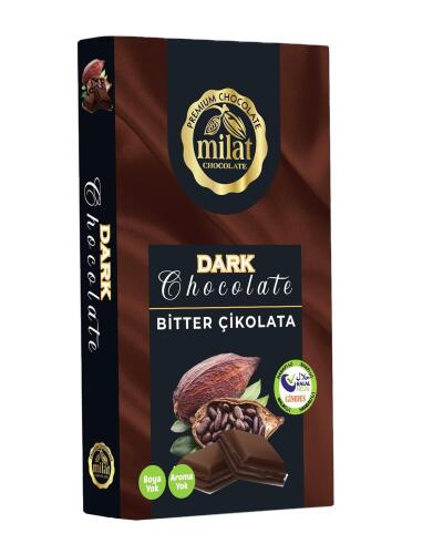 Milat Premium Bitter Çikolata 60 Gr - MİLAT