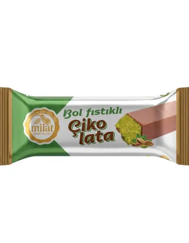 Milat Premium Fıstık Dolgulu Çikolata 25 gr - MİLAT