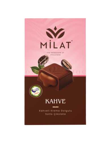 Milat Premıum Kahve Dolgulu Sütlü Çikolata 60 Gr - MİLAT