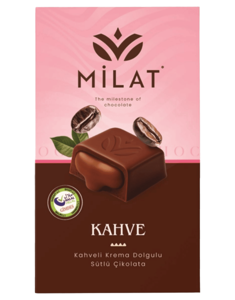 Milat Premıum Kahve Dolgulu Sütlü Çikolata 60 Gr - 1