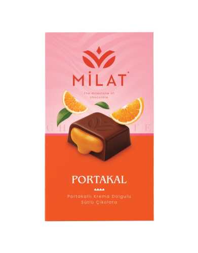 Milat Premıum Portakal Dolgulu Sütlü Çikolata 60 Gr - MİLAT