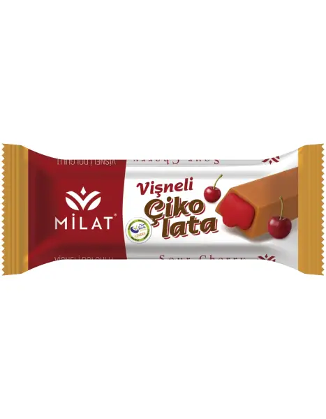 Milat Premium Sütlü Vişne Dolgulu Çikolata 25 Gr - 1