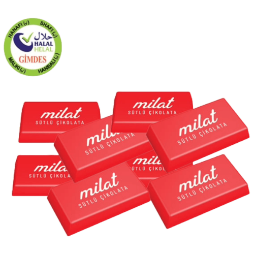 Milat Sütlü Napoliten Çikolata 100 Gr - MİLAT