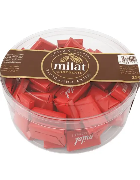 Milat Sütlü Napoliten Çikolata Asetat Kutu 250 Gr - 1