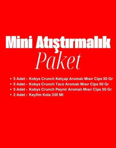 Mini Atıştırmalık Paketi - 2