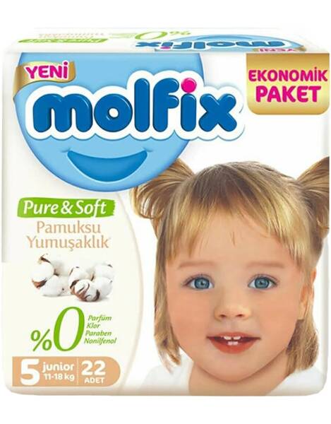 Molfix Pure Soft Junior 5 Numara 22li - 1