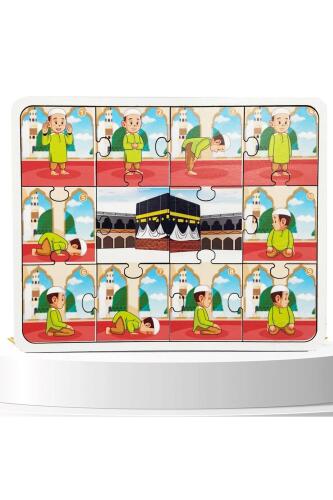 Moonbeavers Puzzle Namazı Öğreniyorum Erkek 16*20 - 2