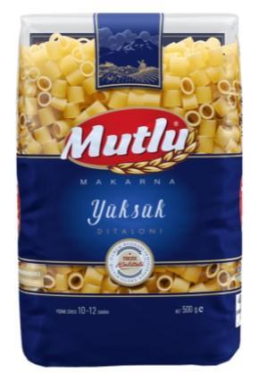 Mutlu Makarna Yüksük Makarna 500 Gr - 1