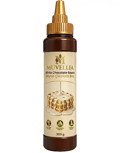 Muvellia Ekstra Waffle & Krep & Pankek Sos Beyaz 300 Gr - MUVELLIA