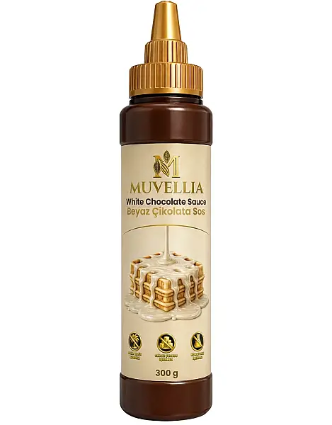 Muvellia Ekstra Waffle & Krep & Pankek Sos Beyaz 300 Gr - 1