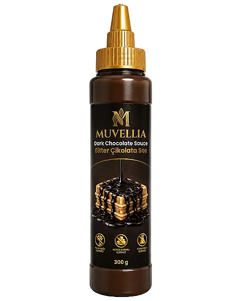 Muvellia Ekstra Waffle & Krep & Pankek Sos Bitter 300 Gr - 1