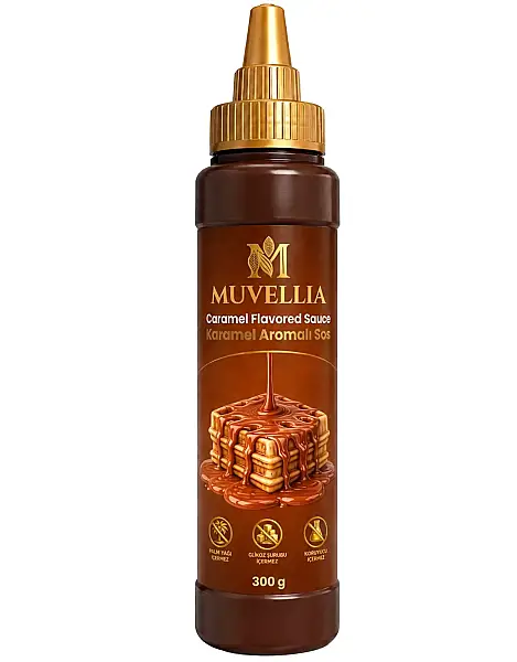 Muvellia Ekstra Waffle & Krep & Pankek Sos Karamel Aromalı 300 Gr - 1