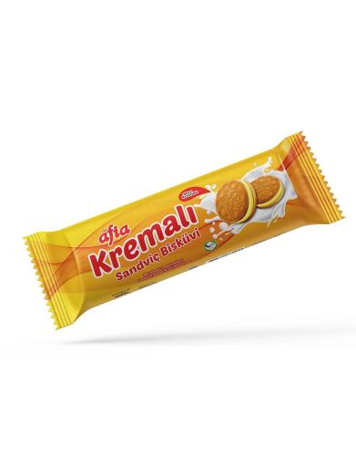 Muz Kremalı Sandviç Bisküvi 60 Gr - 1