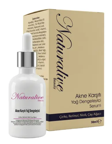 Naturalive Akne Karşıtı Yağ Dengeleyici Serum 30 Ml - NATURALİVE