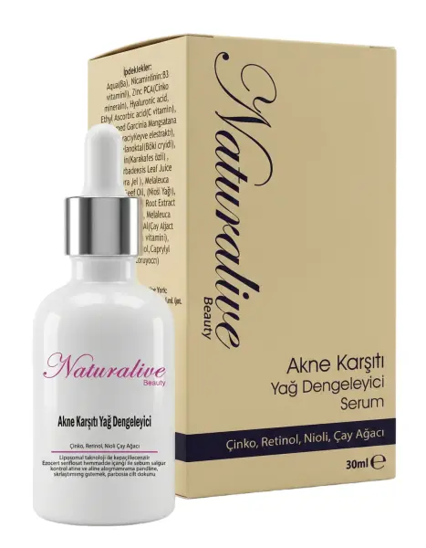 Naturalive Akne Karşıtı Yağ Dengeleyici Serum 30 Ml - 1
