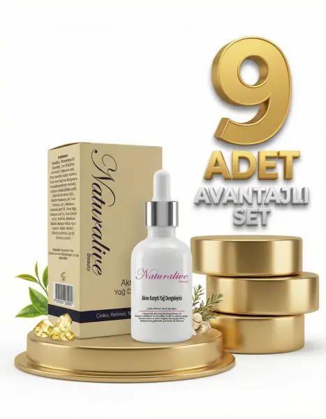 Naturalive Akne Karşıtı Yağ Dengeleyici Serum 9x30 Ml - 1
