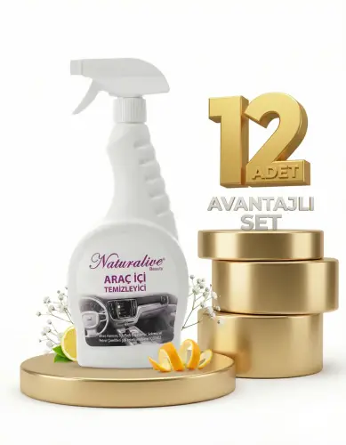 Naturalive Araç İçi Temizleyici 12x500 Ml - NATURALİVE