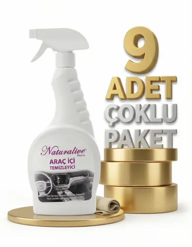Naturalive Araç İçi Temizleyici 9x500 Ml - NATURALİVE
