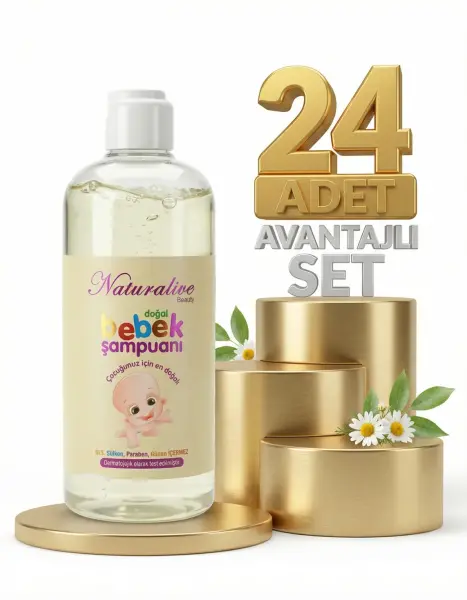 Naturalive Bebek Şampuanı 24x500 Ml - 1