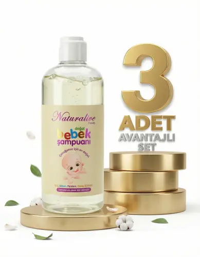 Naturalive Bebek Şampuanı 3x500 Ml - Naturalive