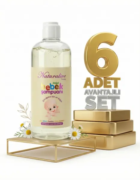 Naturalive Bebek Şampuanı 6x500 Ml - 1
