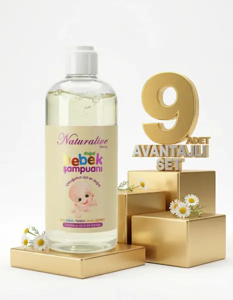 Naturalive Bebek Şampuanı 9x500 Ml - 1