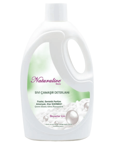 Naturalive Beyazlar Sıvı Çamaşır Deterjanı 2,50 Lt - Naturalive