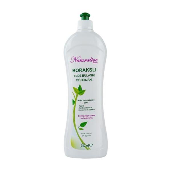 Naturalive Borakslı Elde Bulaşık Deterjani 750 Ml - 1