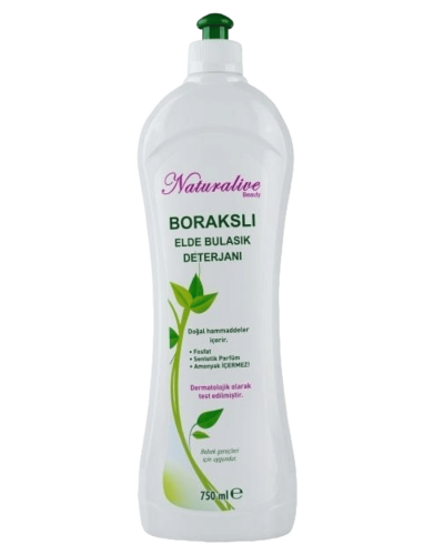 Naturalive Borakslı Elde Bulaşık Deterjani 750 Ml - Naturalive