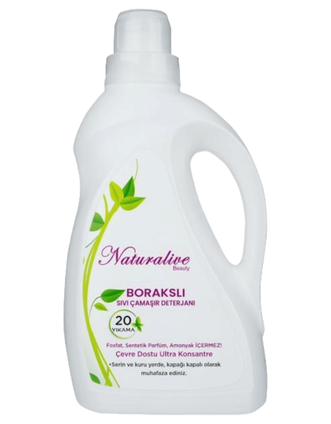 Naturalive Borakslı Sıvı Çamaşır Detarjanı 1000 Ml - 1