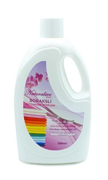 Naturalive Borakslı Sıvı Çamaşır Deterjanı 2,50 Lt - 1