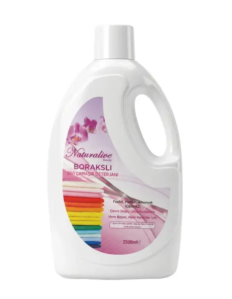 Naturalive Borakslı Sıvı Çamaşır Deterjanı 2,50 Lt - 1