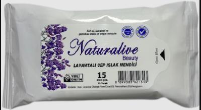 Naturalive Cep Islak Mendil Lavanta - 1