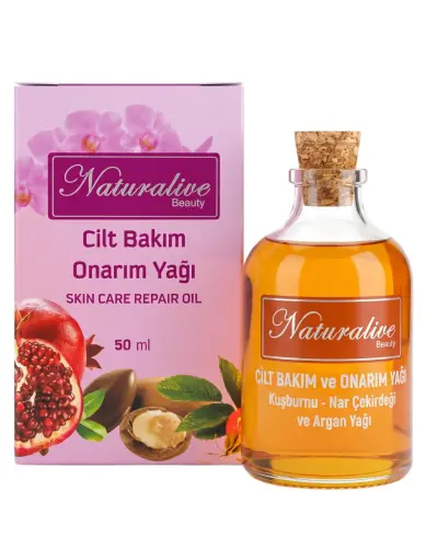 Naturalive Cilt Bakım Onarım Yağı 50 Ml - NATURALİVE