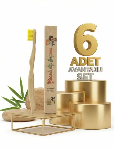 Naturalive Çocuk Diş Fırçası x6 - NATURALİVE BEAUTY