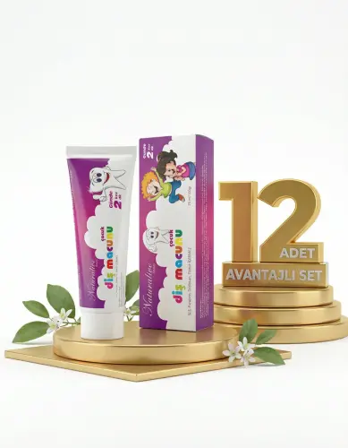 Naturalive Çocuk Diş Macunu 12x75 Ml/100 Gr - Naturalive