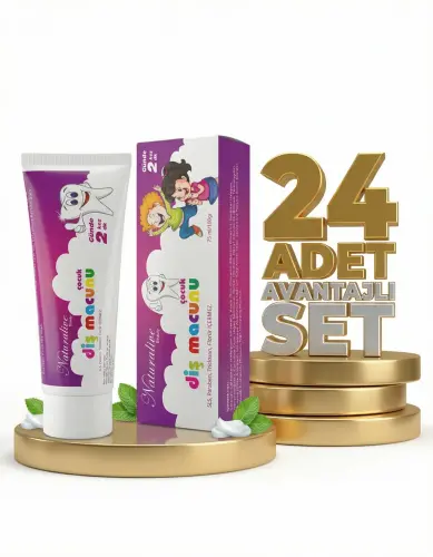 Naturalive Çocuk Diş Macunu 24x75 Ml/100 Gr - Naturalive