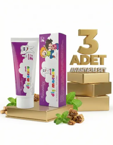 Naturalive Çocuk Diş Macunu 3x75 Ml/100 Gr - Naturalive