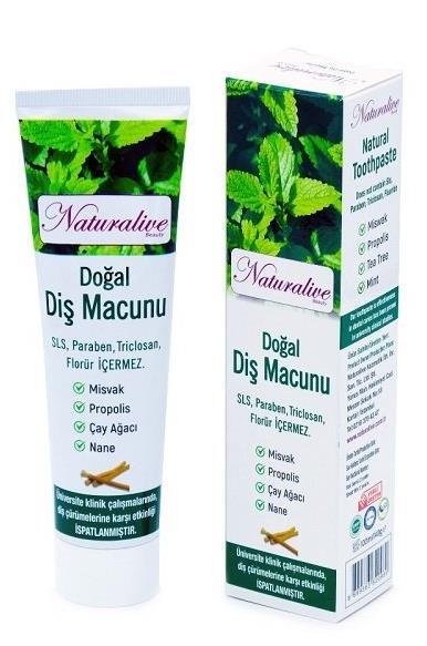 Naturalive Doğal Diş Macunu 100 Ml - 1