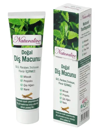 Naturalive Doğal Diş Macunu 100 Ml - Naturalive