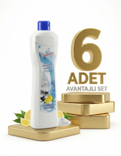 Naturalive Doğal Krem Temizleyici 6x700 Gr - 1